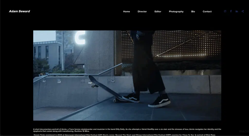 Adam Christopher cineasta portafolio sitio web 1024x559.png