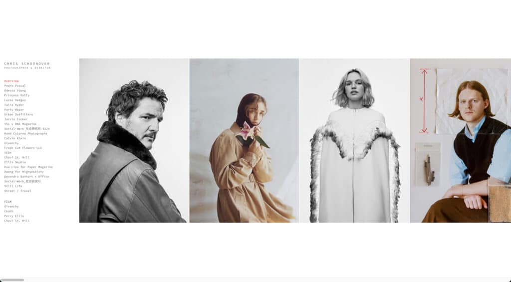 Collage de portraits de mode : Pedro Pascal, femme en trench, femme en cape et homme en pull.