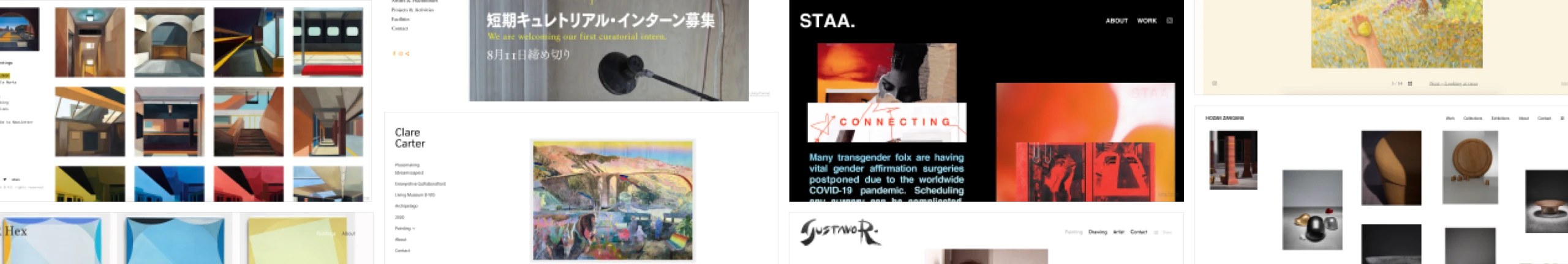 artist Portfolio Collage