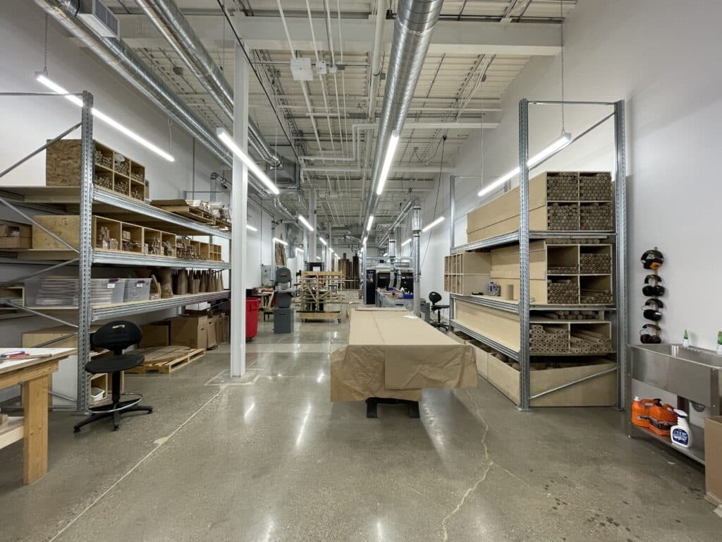 Image of the Hollis Morris Production studio, provided by DesignTO