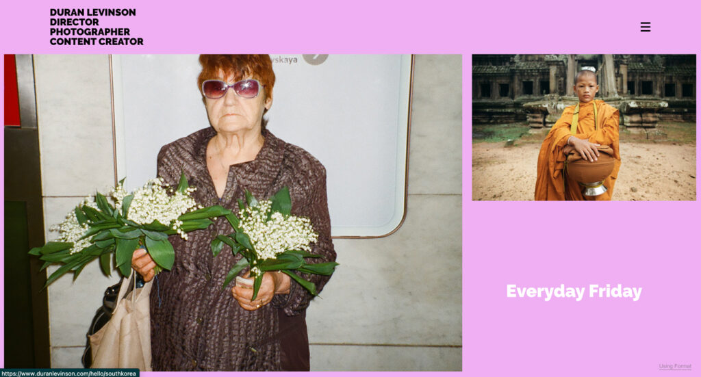 Duran Levinson filmmaker portfolio website 1
