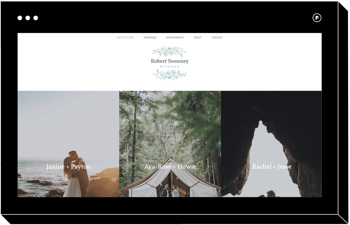 Format Website Template triptych
