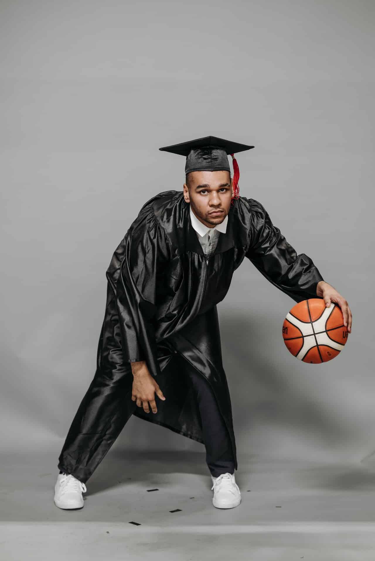 Basket-ball pour la remise des diplômes