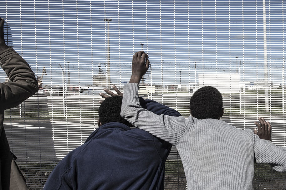 Série de photos : La jungle entre la France et l'Angleterre