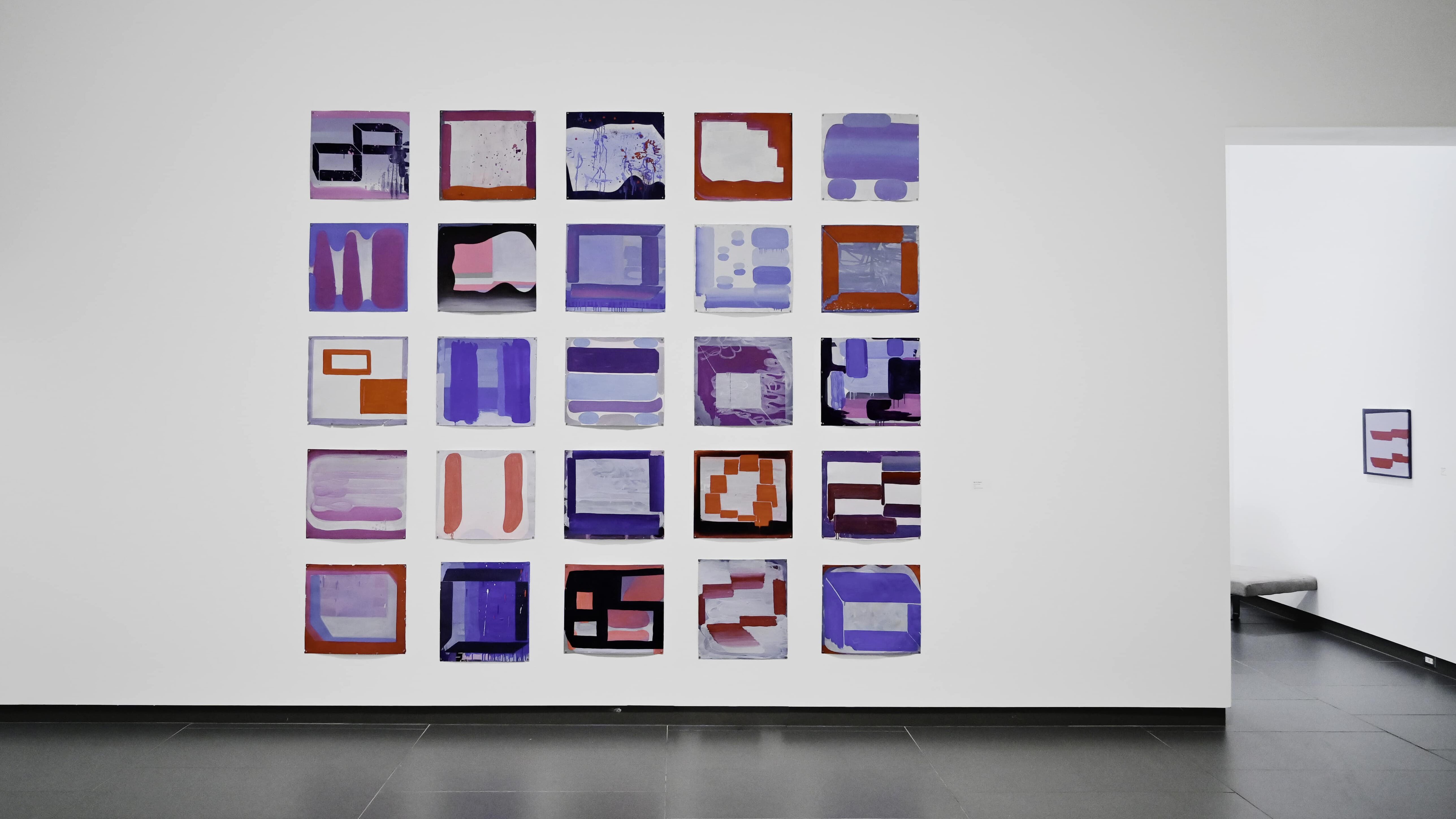 Pintor Nam Duc Nguyen Un Segundo Horizonte en la Galería de Arte de Grand Prairie, Vista de la Instalación