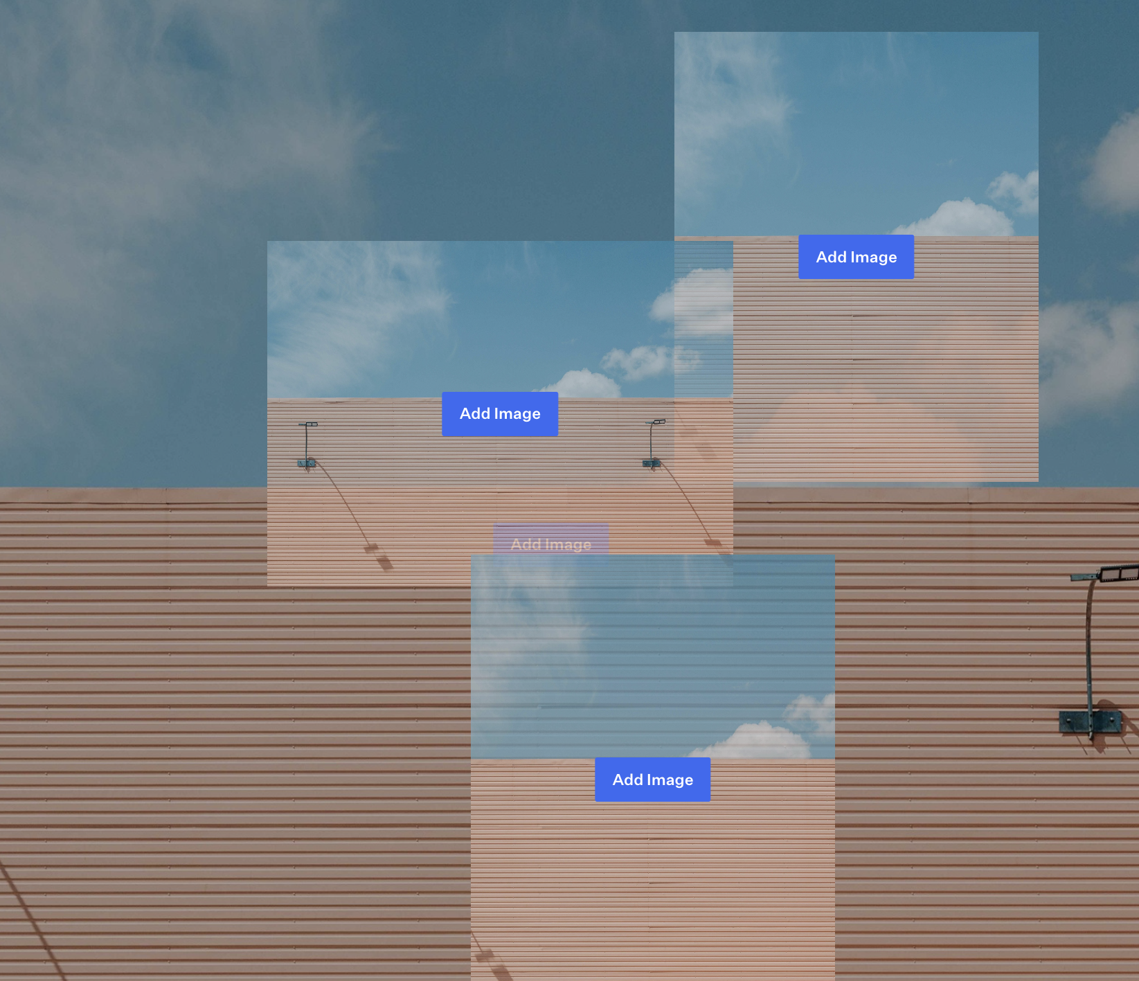 Filmmaker Ben Sheetz collage flexblock template