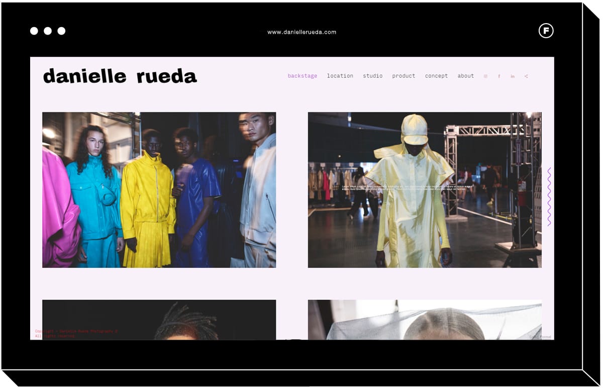 Danielle Rueda Female Photographer Website