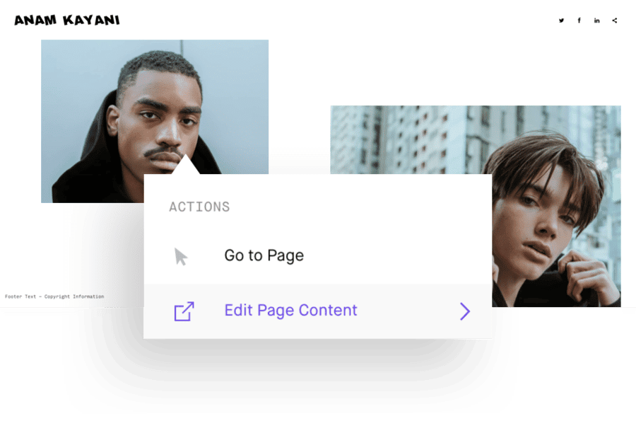 Make A Fashion Designer Online Portfolio Website Instantly 2023 