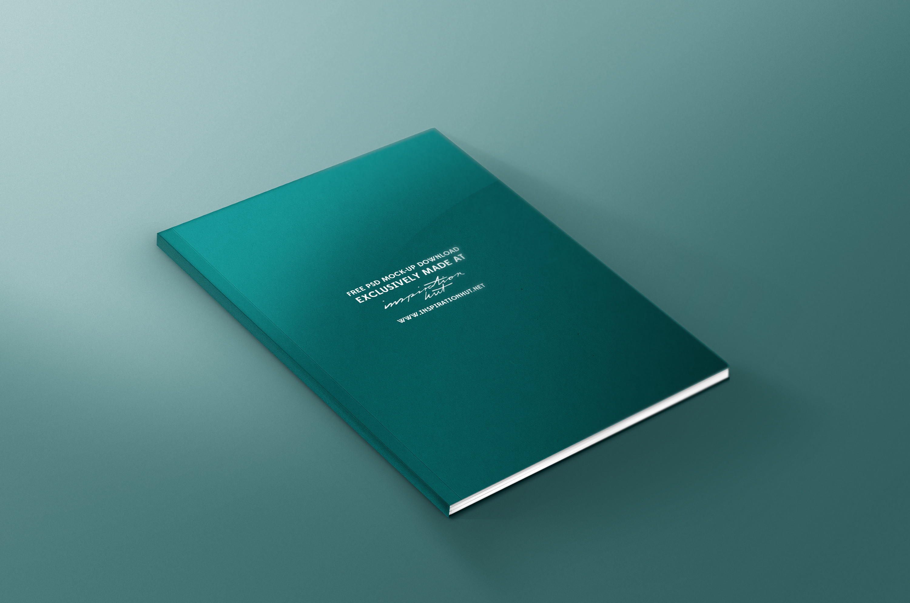 White Book Cover Logo Mockup #231579 - TemplateMonster