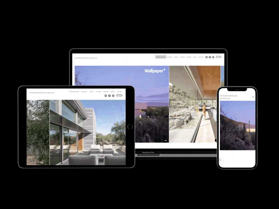 creative professional online portfolio example architecture