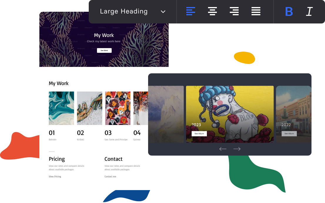 Portfolio Solution for Designers and Illustrators - Format