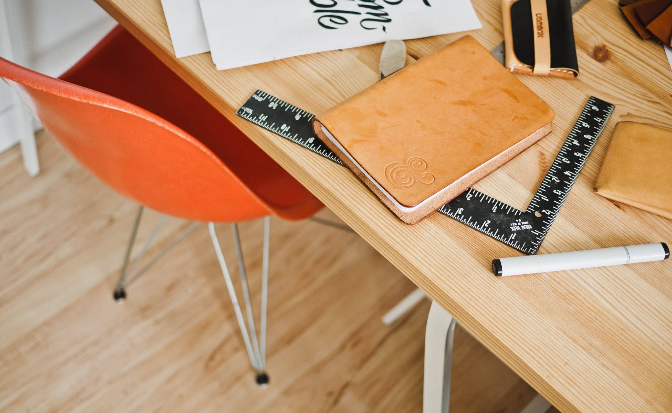 desk ruler designer chair scaled