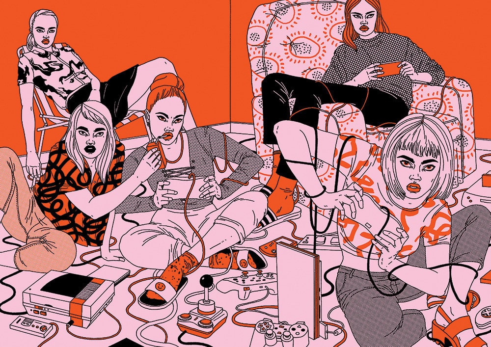 Laura Callaghan Illustration | Ilustrando chicas malas al estilo de los 80