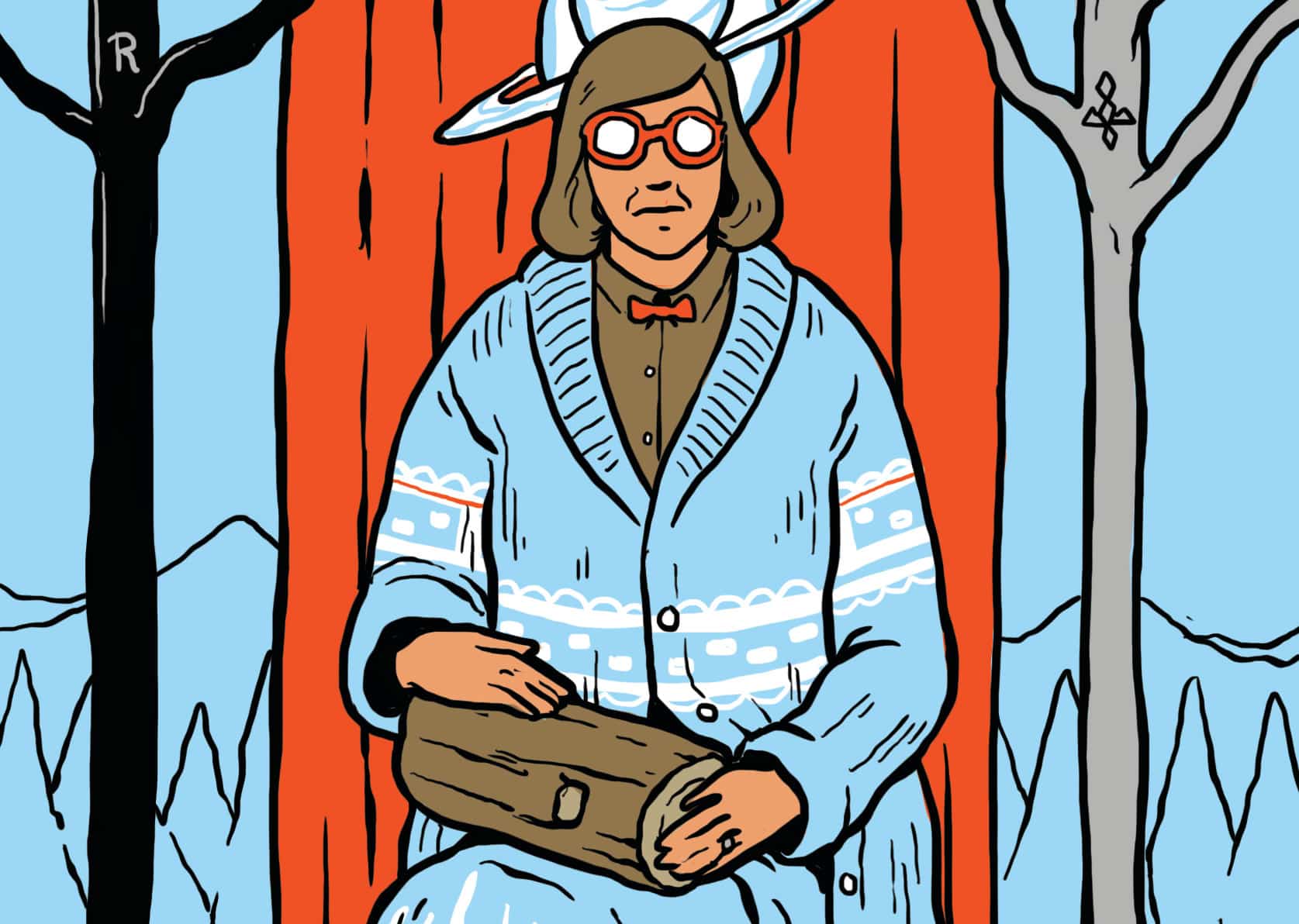 Cartas de tarot ilustradas de Twin Peaks por Benjamin Mackey