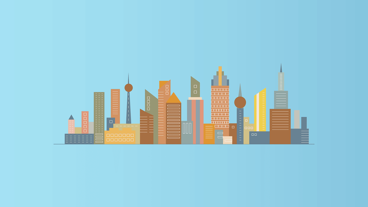 graphic of city