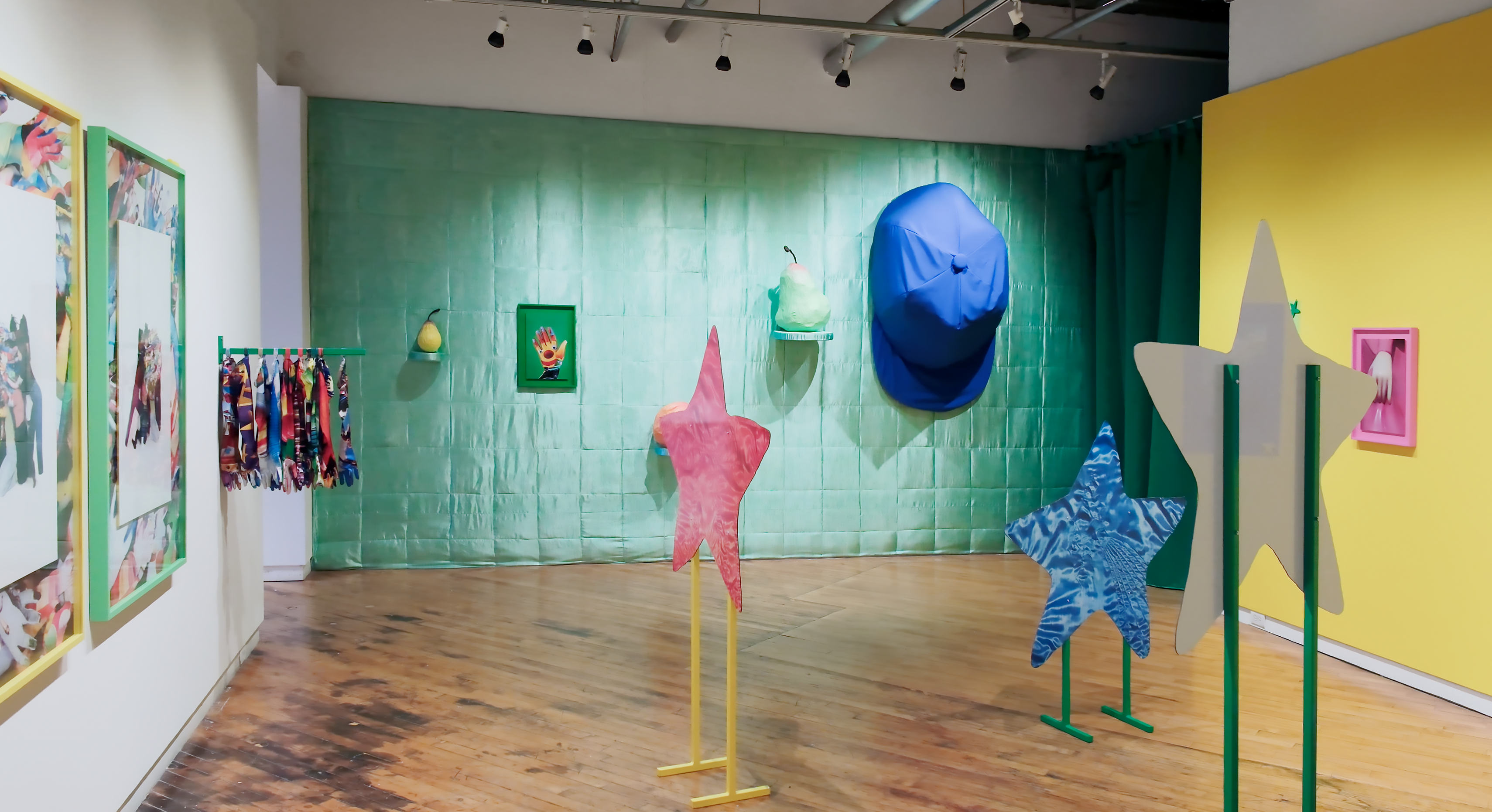 image of Gallery 44 exhibition featuring installation work by Hannah Doucet