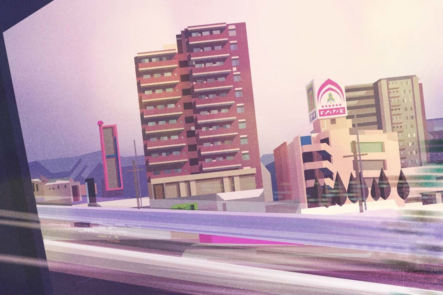 Digital Illustration: Take A Road Trip Through Japan With James Gilleard