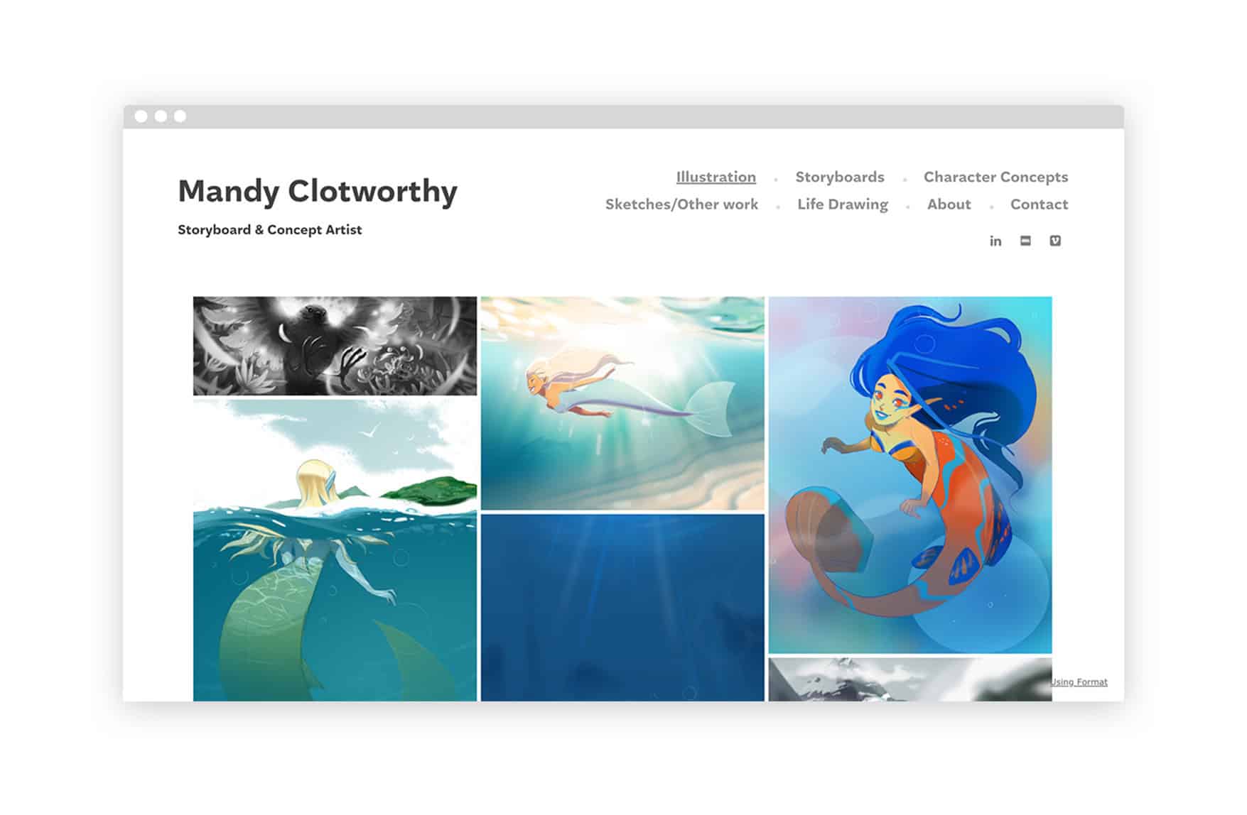 site web de l'animation mandy_clotworthy