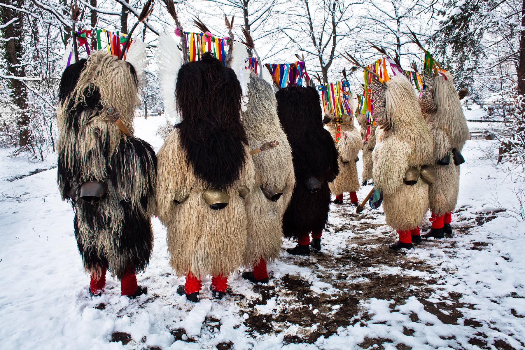 Ahuyentar el frío en Kurentovanje, el Carnaval de Primavera de Eslovenia