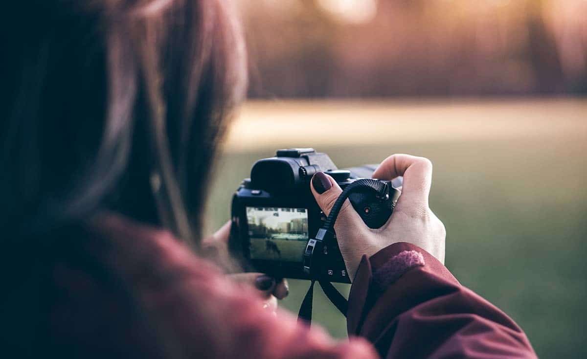 equipamento fotográfico-câmera