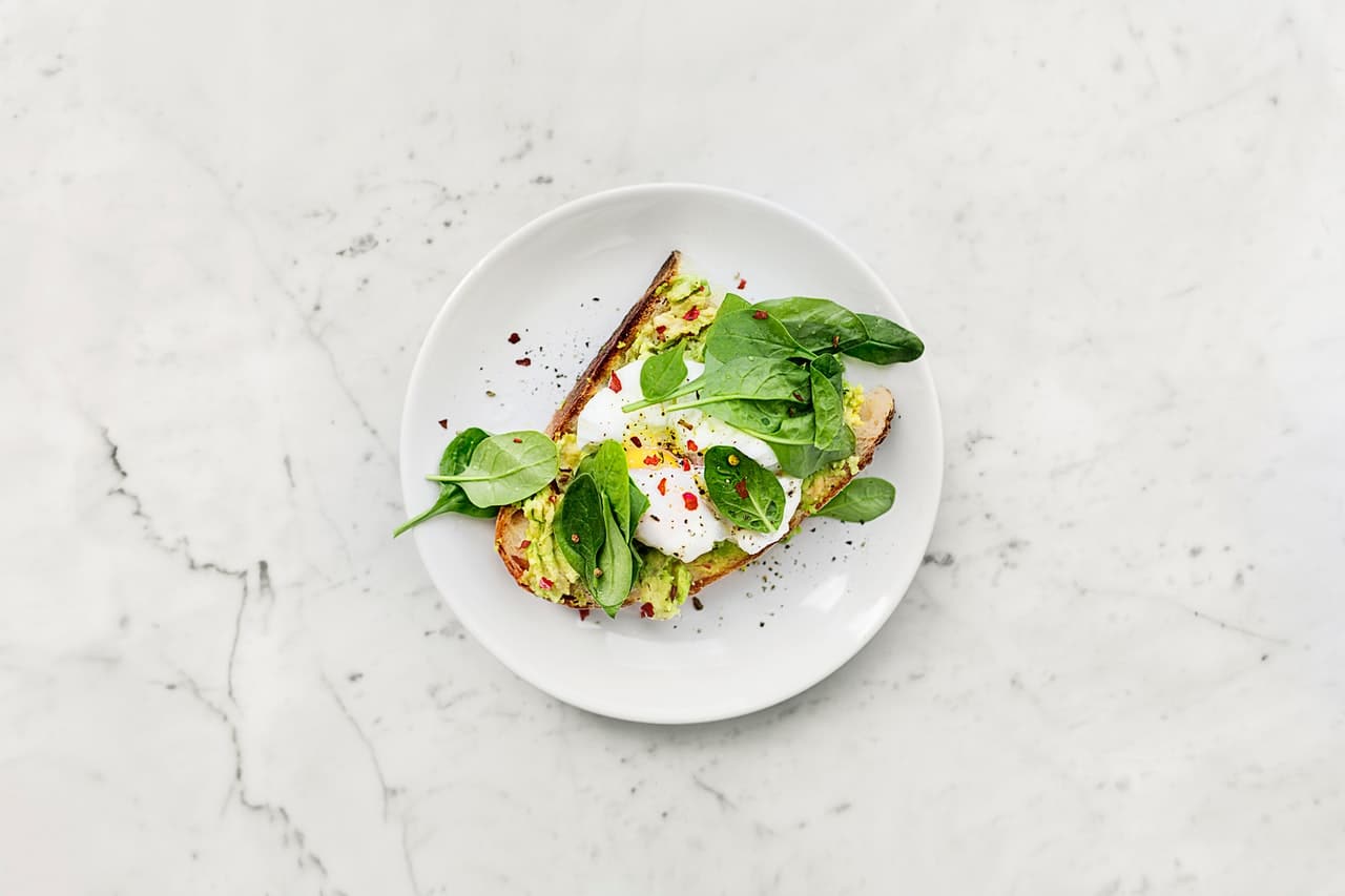 plate of salad