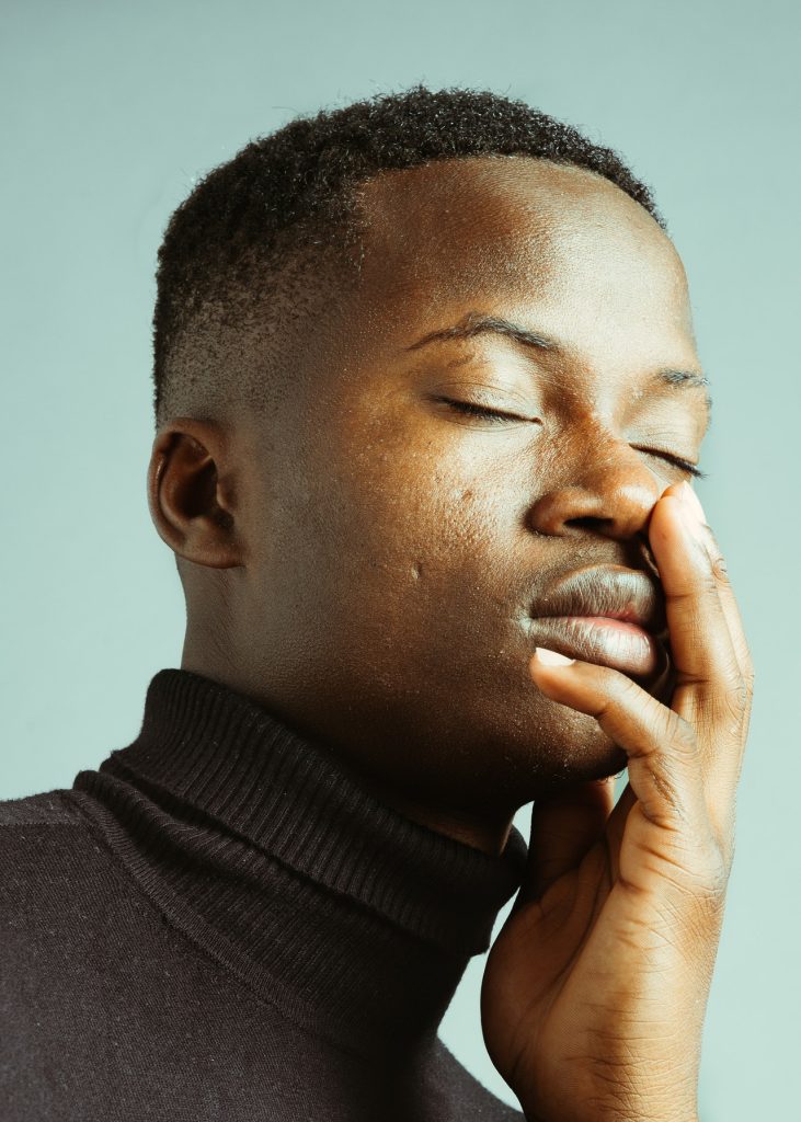 retrato de hombre negro