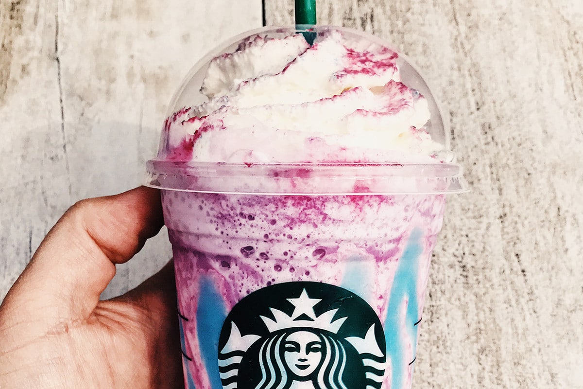 How to Photograph the New Starbucks Unicorn Frapp for Instagram