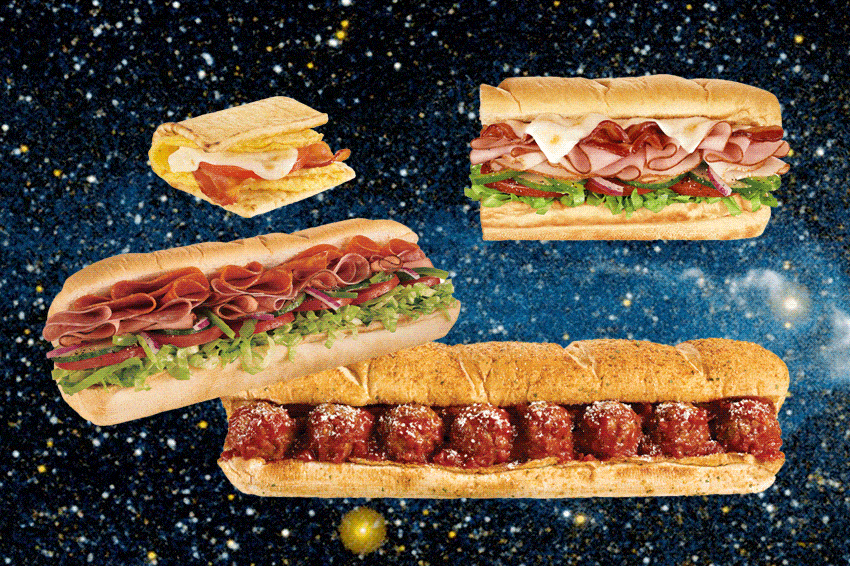 Offres d'emploi en illustration freelance : Illustrations de sandwichs Subway d'Emily Taylor