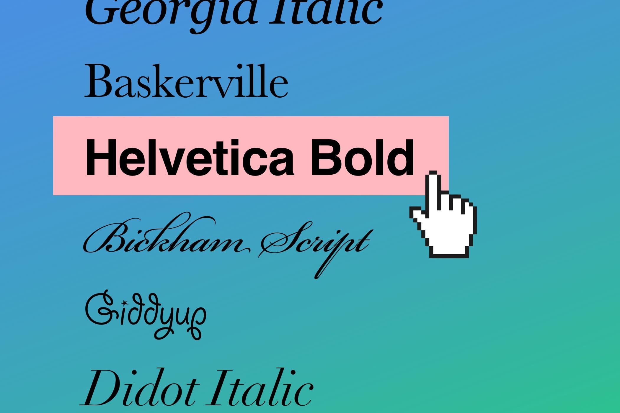 Web-Safe Fonts 101: Picking A Font For Your Website
