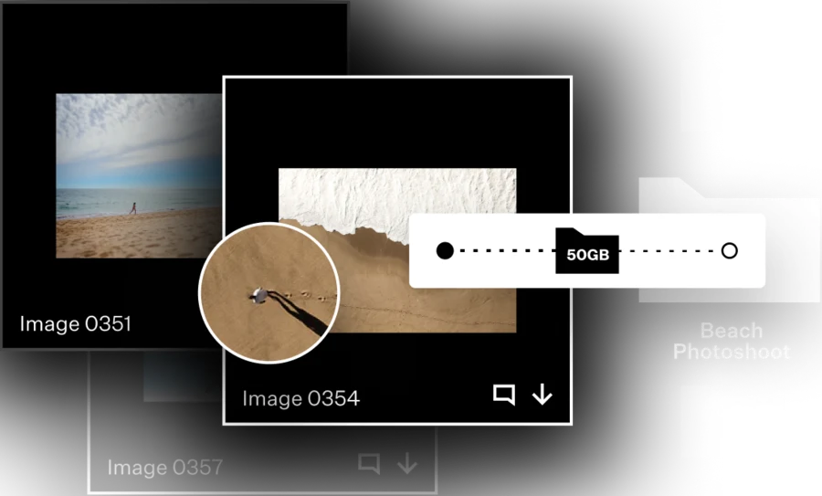 Uploading 50gb of images to folders